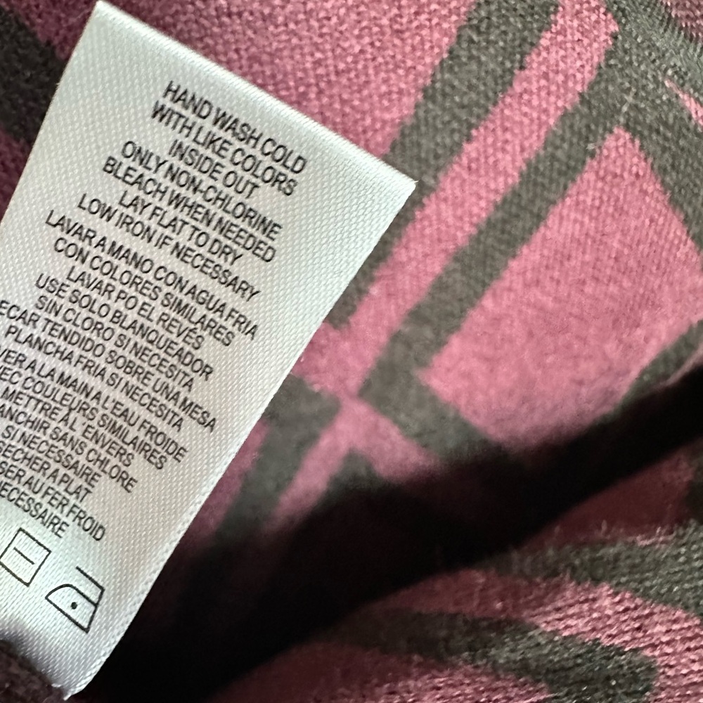 Calvin Klein Women's Cowl Neck Sweater in Purple and Black M - Picture 7 of 7